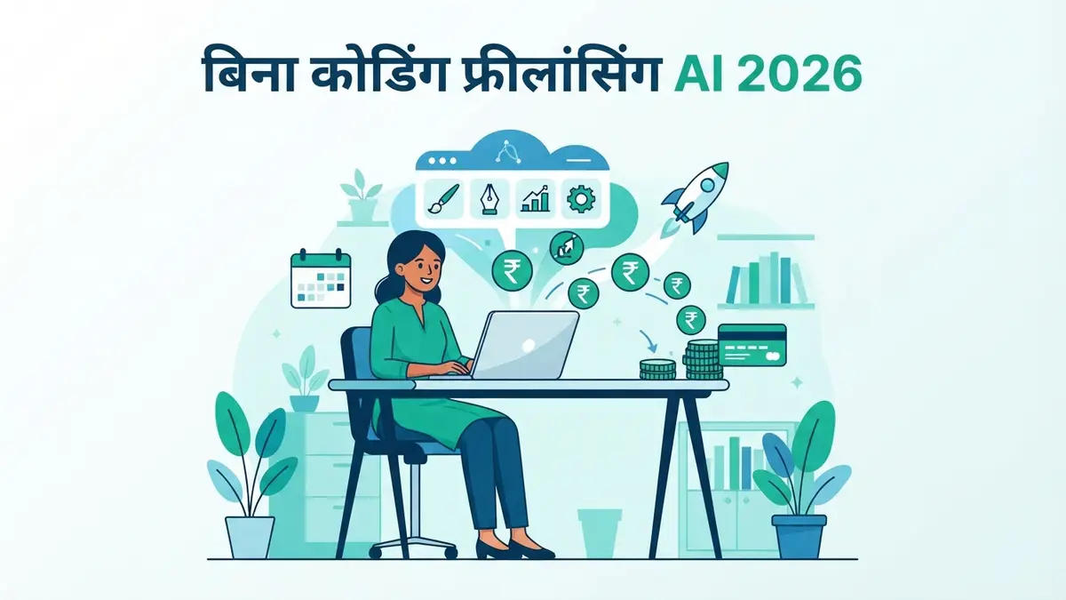 बिना कोडिंग फ्रीलांसिंग AI 2026