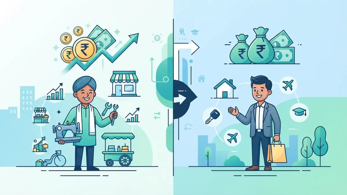 Mudra loan vs personal loan difference