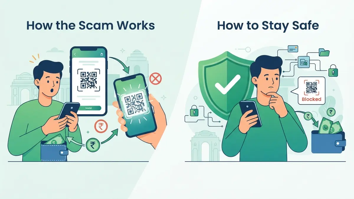 Truecaller QR scam se kaise bachein