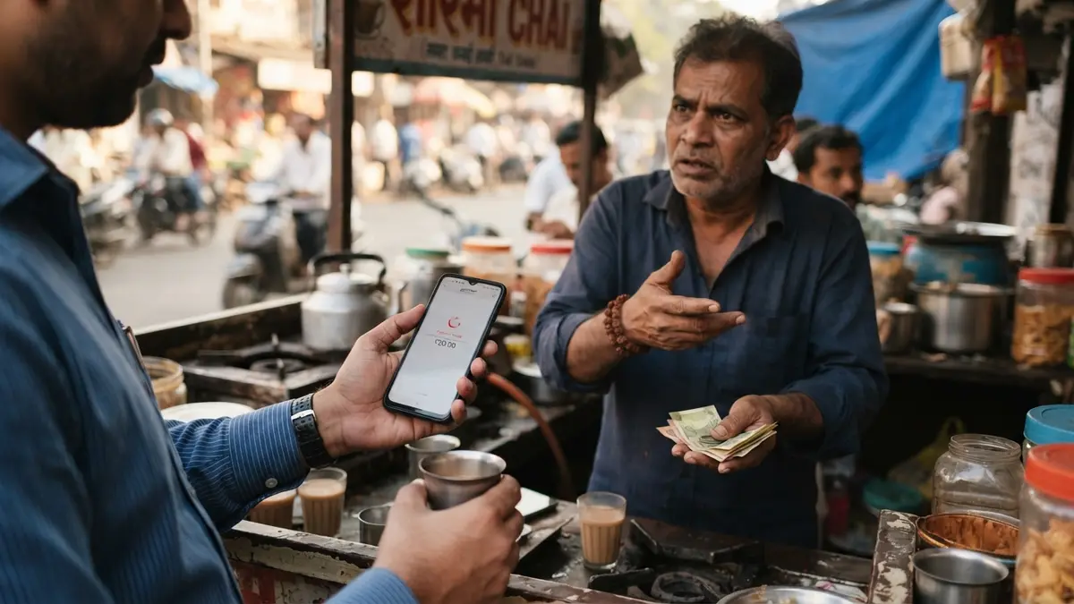 चाय के 20 रुपये UPI scam